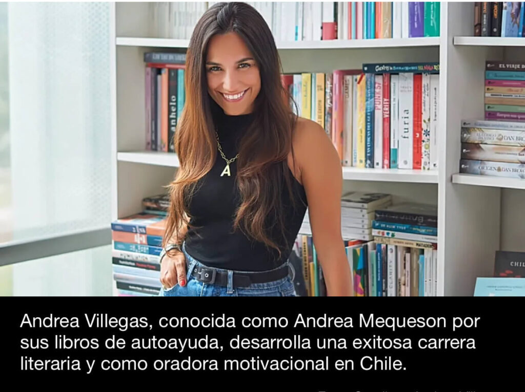 Andrea Villegas autora de libros de crecimiento personal y liderazgo empresarial